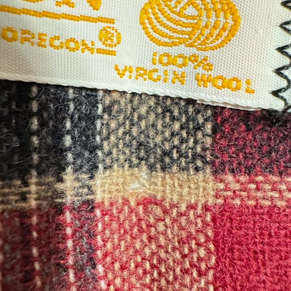 PENDELTON Vintage 60's 70's 100% Virgin Wool Scarf NWT - Picture 3 of 10